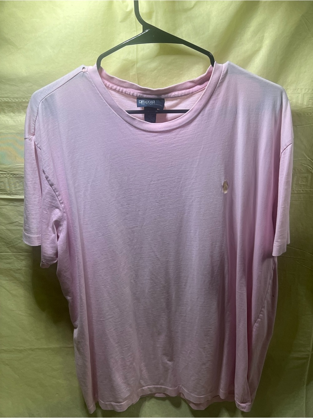 Polo by Ralph Lauren Men’s Short Sleeve Crew T-Shirt — Pale Pink
